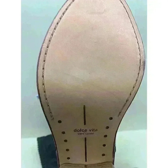 Dolce Vita Gage Women’s Black Leather Pull On Knee High Riding Boots Size US 7.5 - Picture 10 of 10